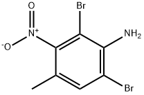 2,6-dibromo-4-methyl-3-nitroaniline 结构式