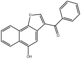 (5-hydroxynaphtho[1,2-b]furan-3-yl)(phenyl)methanone 结构式