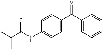 N-(4-benzoylphenyl)-2-methylpropanamide 结构式