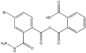 2-(2-(4-溴苯并基)肼-1-羰基)苯甲酸 结构式