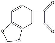 cyclobuta[e][1,3]benzodioxole-6,7-dione 结构式