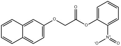 2-nitrophenyl (2-naphthyloxy)acetate 结构式