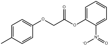 2-nitrophenyl (4-methylphenoxy)acetate 结构式