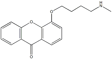 4-[4-(methylamino)butoxy]-9H-xanthen-9-one 结构式