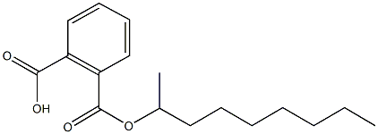 2-{[(1-methyloctyl)oxy]carbonyl}benzoic acid 结构式