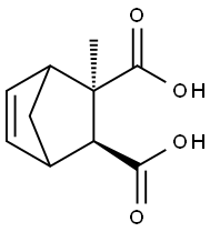 2-methylbicyclo[2.2.1]hept-5-ene-2,3-dicarboxylic acid 结构式