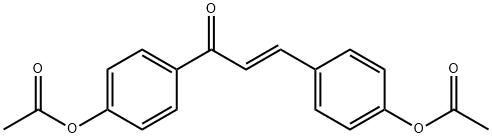 4-{3-[4-(acetyloxy)phenyl]acryloyl}phenyl acetate 结构式