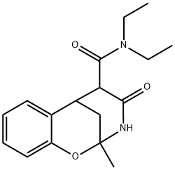 N,N-diethyl-9-methyl-11-oxo-8-oxa-10-azatricyclo[7.3.1.0~2,7~]trideca-2,4,6-triene-12-carboxamide 结构式