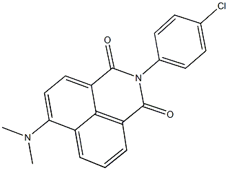 2-(4-chlorophenyl)-6-(dimethylamino)-1H-benzo[de]isoquinoline-1,3(2H)-dione 结构式