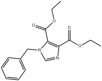 diethyl 1-benzyl-1H-imidazole-4,5-dicarboxylate 结构式