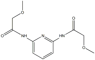 2-methoxy-N-{6-[(methoxyacetyl)amino]-2-pyridinyl}acetamide 结构式