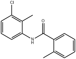 N-(3-chloro-2-methylphenyl)-2-methylbenzamide 结构式