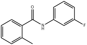 N-(3-fluorophenyl)-2-methylbenzamide 结构式
