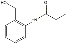 N-[2-(hydroxymethyl)phenyl]propanamide 结构式