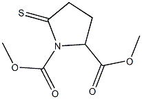 dimethyl 5-thioxo-1,2-pyrrolidinedicarboxylate 结构式