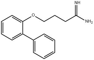 4-(1,1'-biphenyl-2-yloxy)butanimidamide 结构式