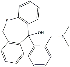 11-{2-[(dimethylamino)methyl]phenyl}-6,11-dihydrodibenzo[b,e]thiepin-11-ol 结构式