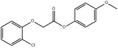 4-methoxyphenyl (2-chlorophenoxy)acetate 结构式