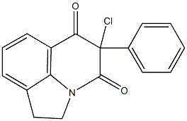 5-chloro-5-phenyl-1,2-dihydro-4H-pyrrolo[3,2,1-ij]quinoline-4,6(5H)-dione 结构式