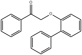2-([1,1'-biphenyl]-2-yloxy)-1-phenylethanone 结构式