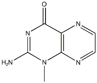 2-amino-1-methyl-4(1H)-pteridinone 结构式