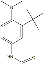 N-[3-tert-butyl-4-(dimethylamino)phenyl]acetamide 结构式