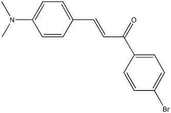 1-(4-bromophenyl)-3-[4-(dimethylamino)phenyl]-2-propen-1-one 结构式