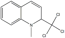 1-methyl-2-(trichloromethyl)-1,2-dihydroquinoline 结构式