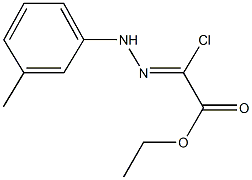 ethyl chloro[(3-methylphenyl)hydrazono]acetate 结构式