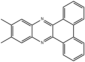 11,12-dimethyldibenzo[a,c]phenazine 结构式