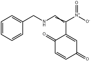 2-{2-(benzylamino)-1-nitrovinyl}benzo-1,4-quinone 结构式