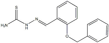 2-(benzyloxy)benzaldehyde thiosemicarbazone 结构式