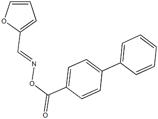 2-furaldehyde O-([1,1'-biphenyl]-4-ylcarbonyl)oxime 结构式