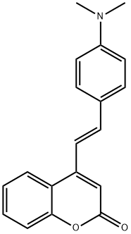 4-{2-[4-(dimethylamino)phenyl]vinyl}-2H-chromen-2-one 结构式