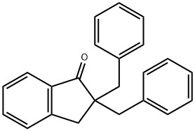2,2-dibenzyl-1-indanone 结构式