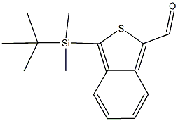 3-[tert-butyl(dimethyl)silyl]-2-benzothiophene-1-carbaldehyde 结构式