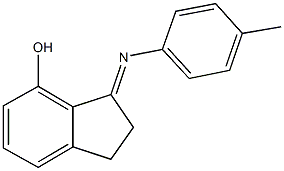 3-[(4-methylphenyl)imino]-4-indanol 结构式
