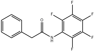 N-(2,3,4,5,6-pentafluorophenyl)-2-phenylacetamide 结构式