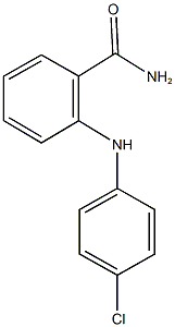 2-(4-chloroanilino)benzamide 结构式