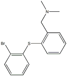 N-{2-[(2-bromophenyl)sulfanyl]benzyl}-N,N-dimethylamine 结构式