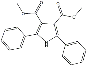 dimethyl 2,5-diphenyl-1H-pyrrole-3,4-dicarboxylate 结构式