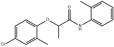 2-(4-chloro-2-methylphenoxy)-N-(2-methylphenyl)propanamide 结构式