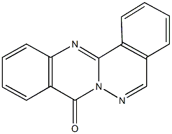 8H-phthalazino[1,2-b]quinazolin-8-one 结构式