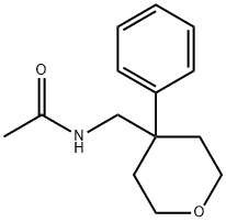 N-[(四氢-4-苯基-2H-吡喃-4-基)甲基]乙酰胺 结构式