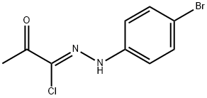 N-(4-bromophenyl)-2-oxopropanehydrazonoyl chloride 结构式