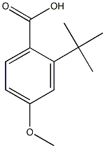 2-tert-butyl-4-methoxybenzoic acid 结构式