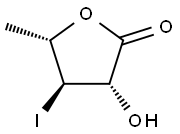 3-hydroxy-4-iodo-5-methyldihydrofuran-2(3H)-one 结构式