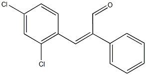 3-(2,4-dichlorophenyl)-2-phenylacrylaldehyde 结构式