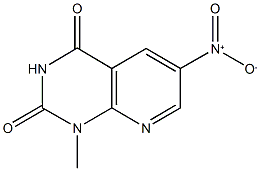 6-nitro-1-methylpyrido[2,3-d]pyrimidine-2,4(1H,3H)-dione 结构式