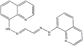 ethanedial bis(8-quinolinylhydrazone) 结构式